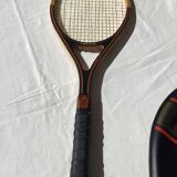 Head graphite vintage wooden racket