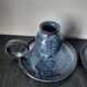 Pair of ceramic candle holders