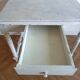 Henri II style desk in painted wood with trompe-l'oeil marble