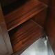 English showcase, two bodies, solid mahogany an of the 50s