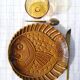 Vintage plates, Fish in barbotine