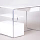 White Bauhaus writing desk made in 1930s Germany - Restored