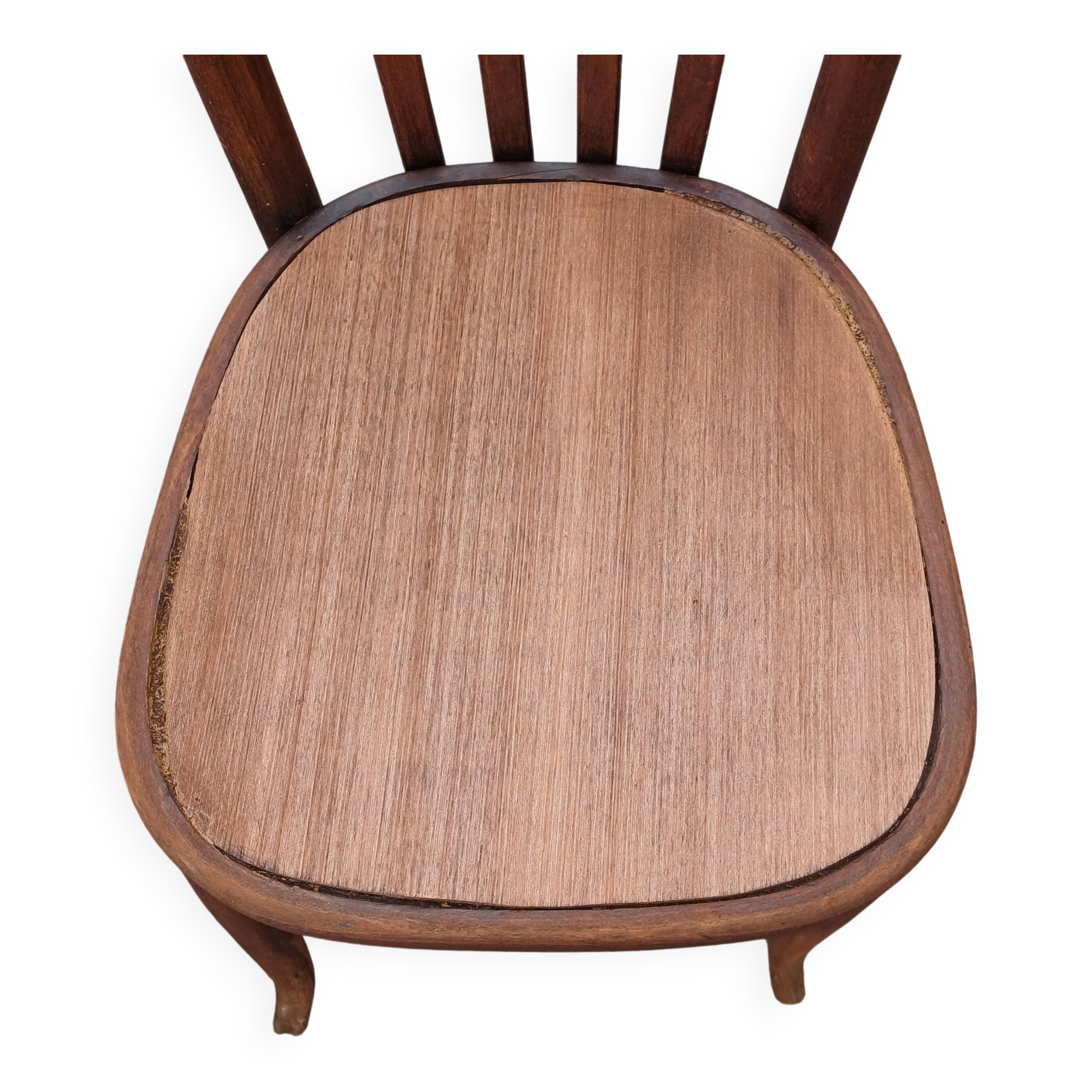 5 Thonet wooden bistro chairs