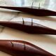 Set of 3 teak wall mounted cranes, Scandinavian modern, Denmark, 1960s