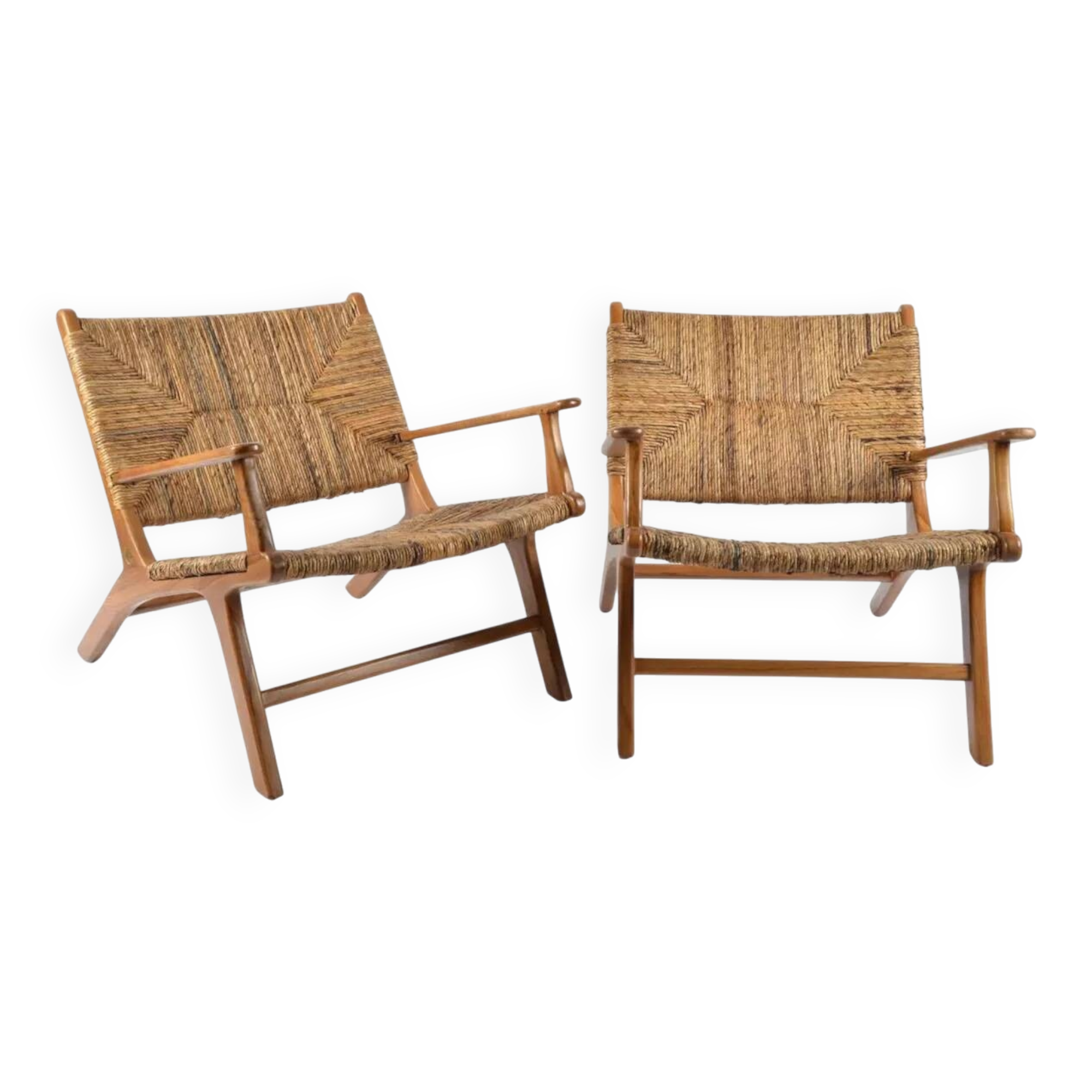 Pair of "Hollywood" armchairs by Olivier de Schrijver, 1990