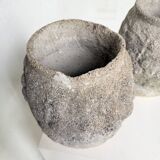 Pair of cement planters, 1900