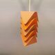 Hanging lamp, designed by the famous Louis Weisdorf, for Danish Lyfa in 1970, model EKKO