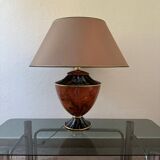 Large Bosa ceramic lamp, Italy, 1980s