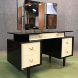 Hairdresser G Plan 70s - black and white patina