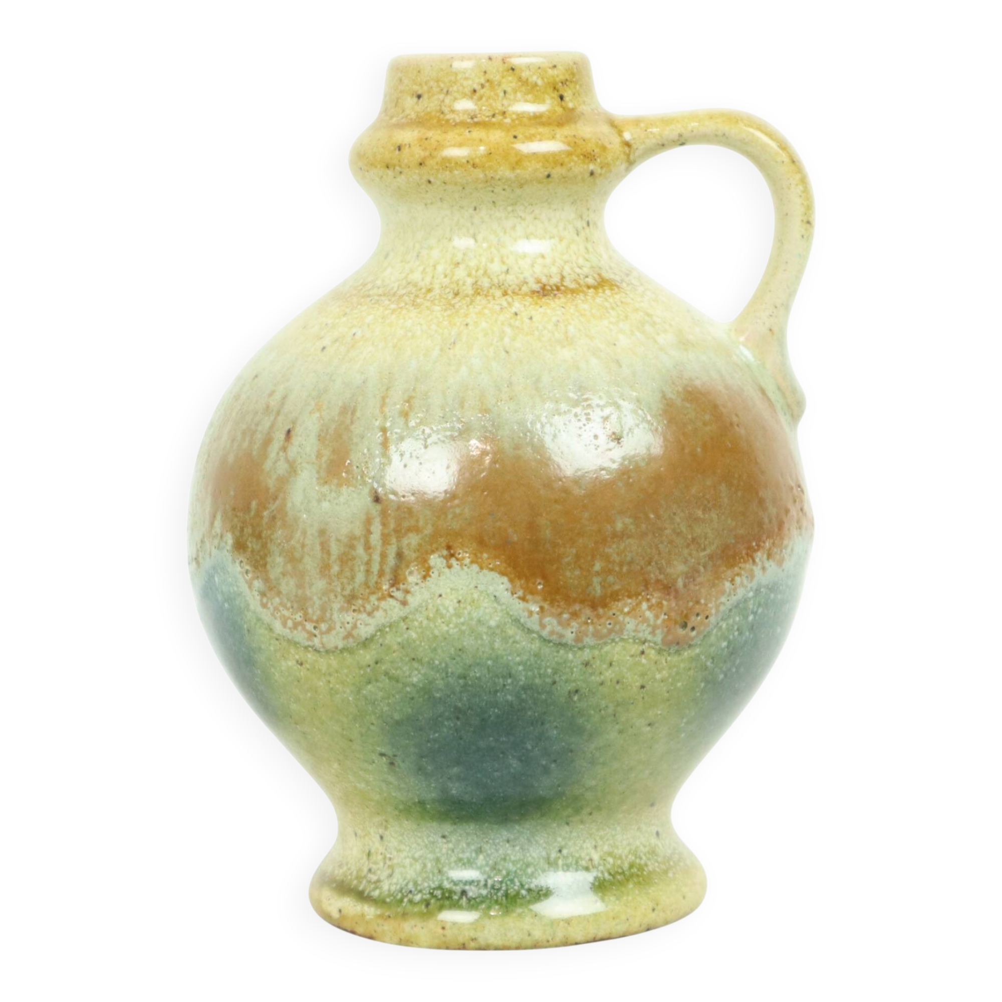 Petit vase Bolle vintage Fat Lava 4103, milieu du siècle