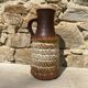 Vase en céramique West Germany effet cordage