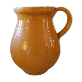 Vintage enamelled ceramic pitcher
