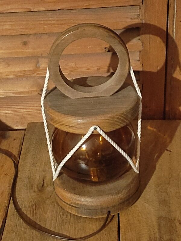 Bedside lamp night ball float amber marine