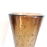 Chalice vase, Biot glassware circa 1960