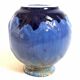 Vase barbotine Art Déco Hauteur 19,3 cm Diamètre 18,8 cm