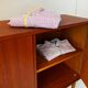 Buffet enfilade étroite scandiinave en teck