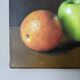 Oil painting on canvas still life apples countryside decoration