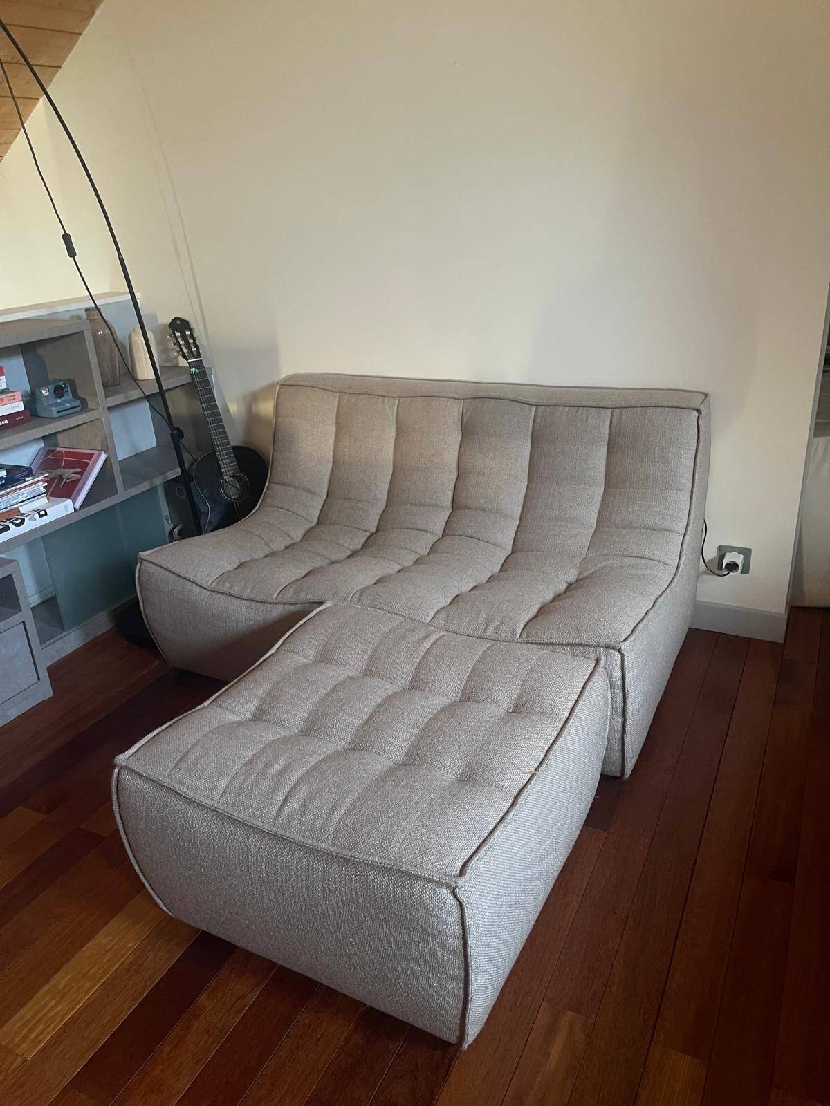 Two-seater armchair ethnicraft