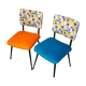 Duo chaises année 60