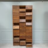 Large notary's cabinet with drop-leaf doors (renovated)