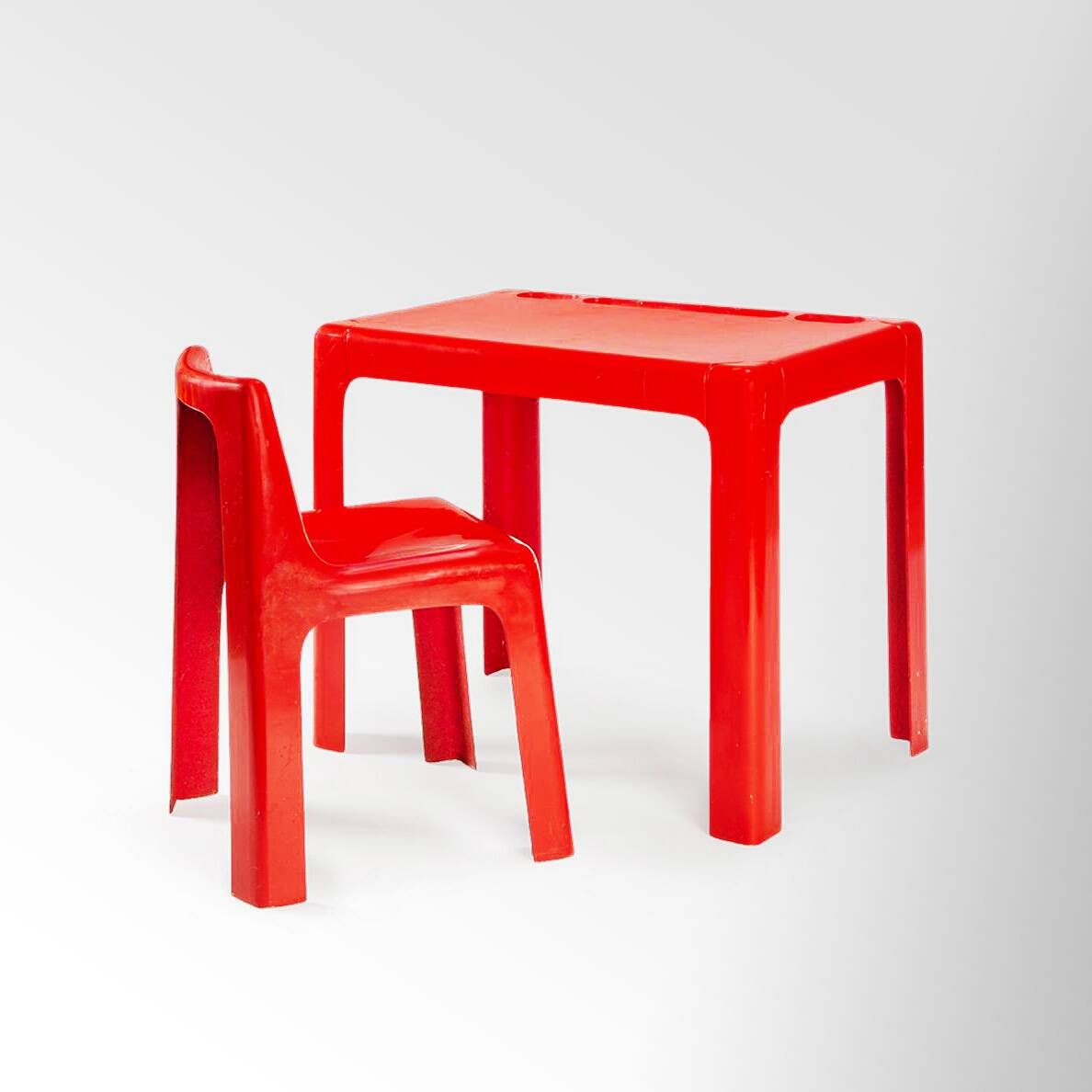 Ozoo 700 Chair and Desk by Marc Berthier for DAN, France, 1970s