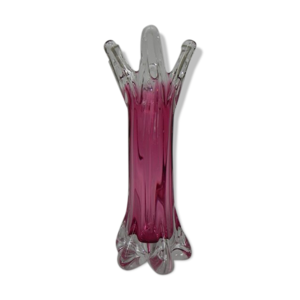 Vase vintage en verre Prima
