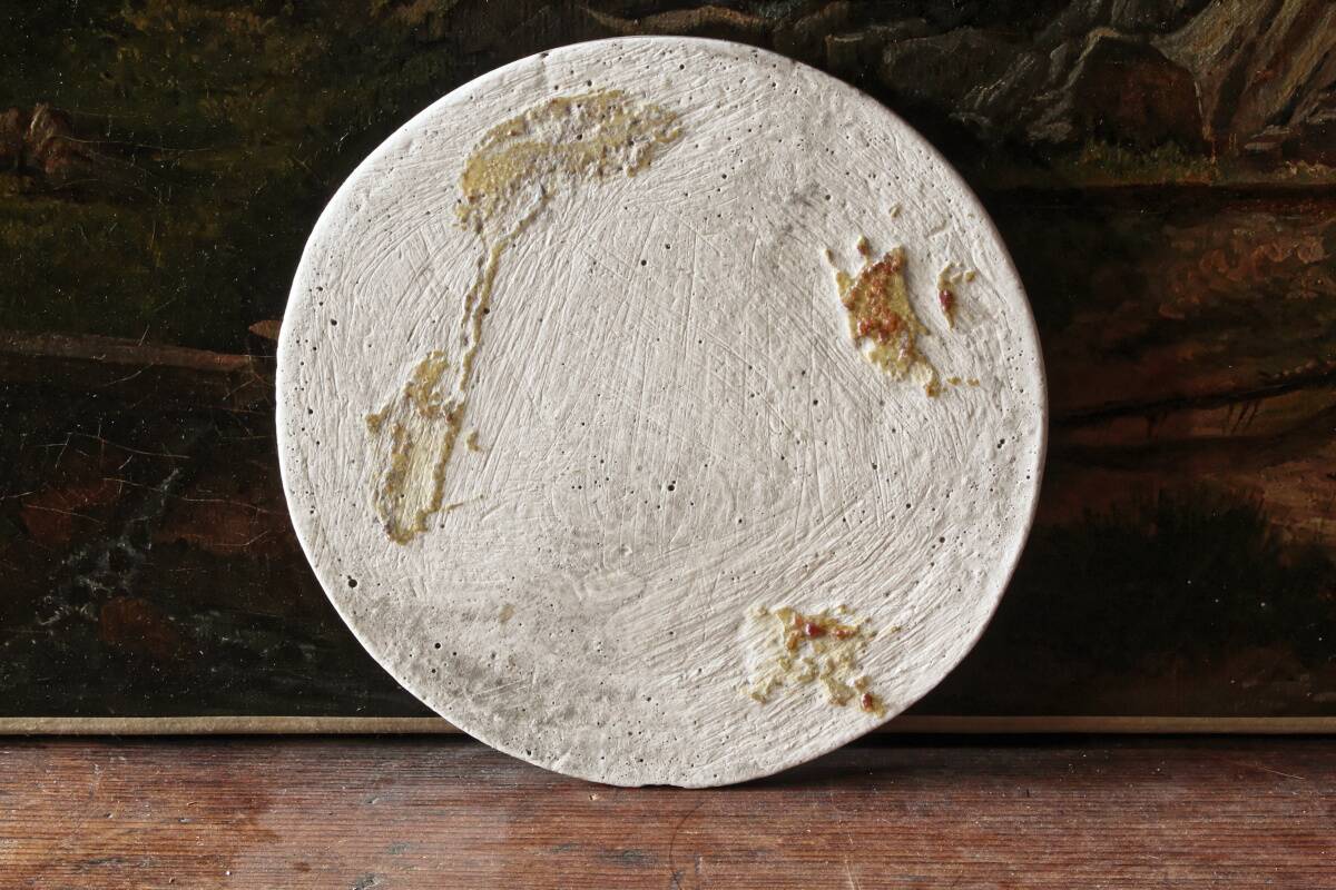 Plaster medallion, 19th century, Jean Baptiste de Gribauval