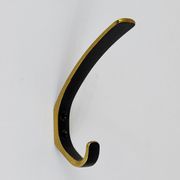 Up to 2 mid-century brass wall hooks by Hertha Baller, Austria, 1950s.