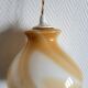 Murano style honey globe portable lamp 1970