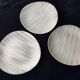 3 Niderviller ceramic dinner plates, Voile model