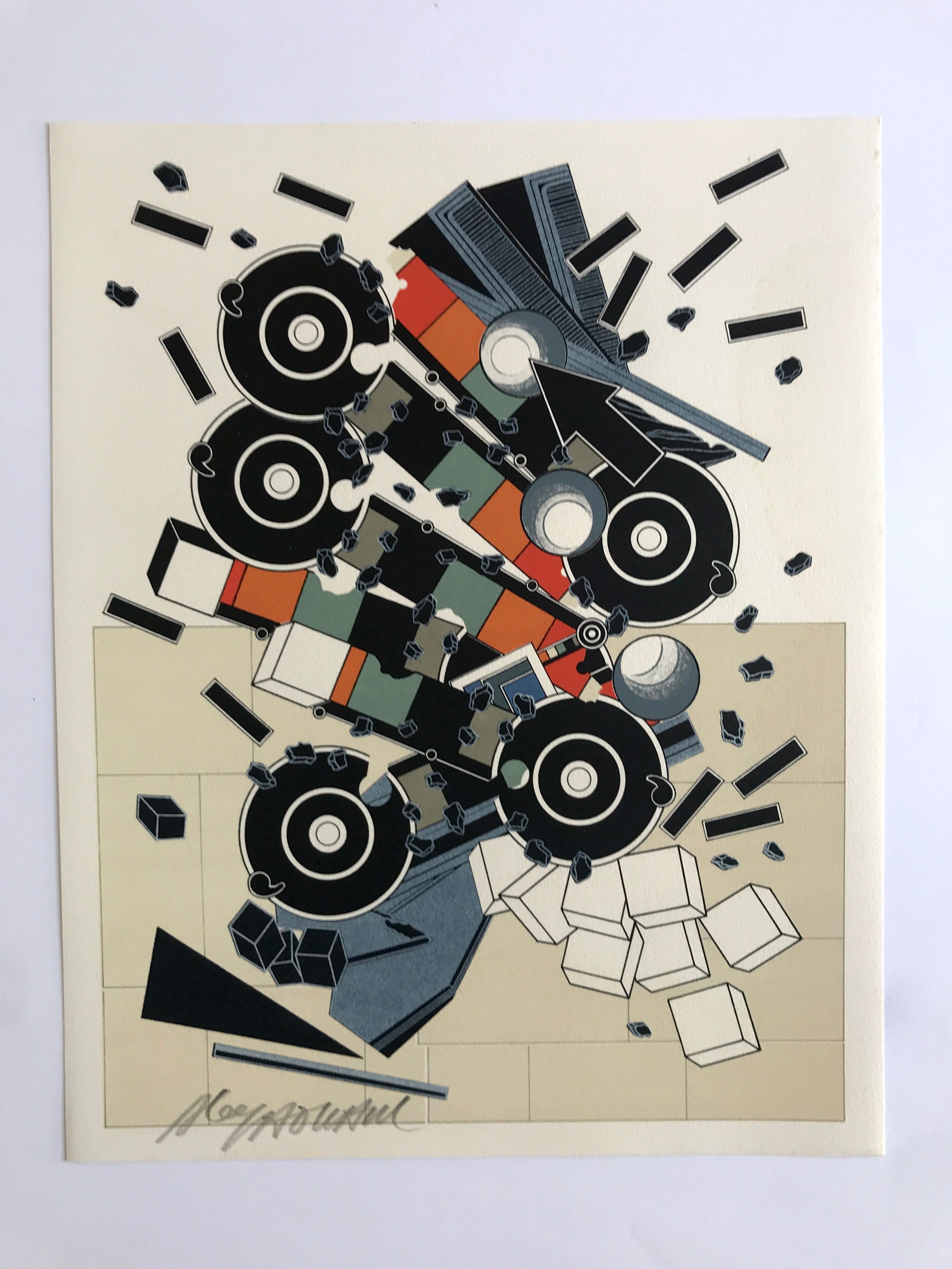 Alain le yaouanc, une faune, 1978. lithographie originale signée au crayon