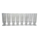 8 vintage Sèvres crystal champagne glasses, 1970s