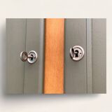 Parisian solid oak wardrobe 1960