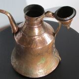 Copper and exotic bronze pitcher
