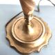 Art Nouveau lamp in alabaster and gilded metal
