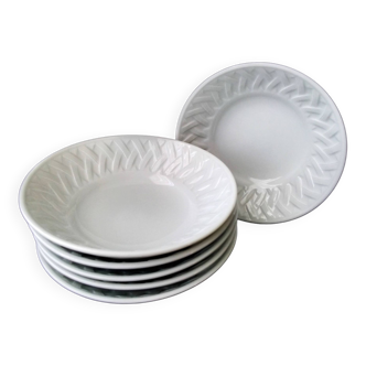 6 Sologne Limoges porcelain bowls