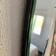 Vintage 1960s asymmetrical rearview mirror - 55 x 38 cm