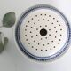 U&Cie Sarreguemines sponge holder, Terre de Fer, mid-19th century, French antique