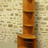 Corner - 70s teak corner shelf