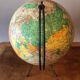 Globe, vintage world map