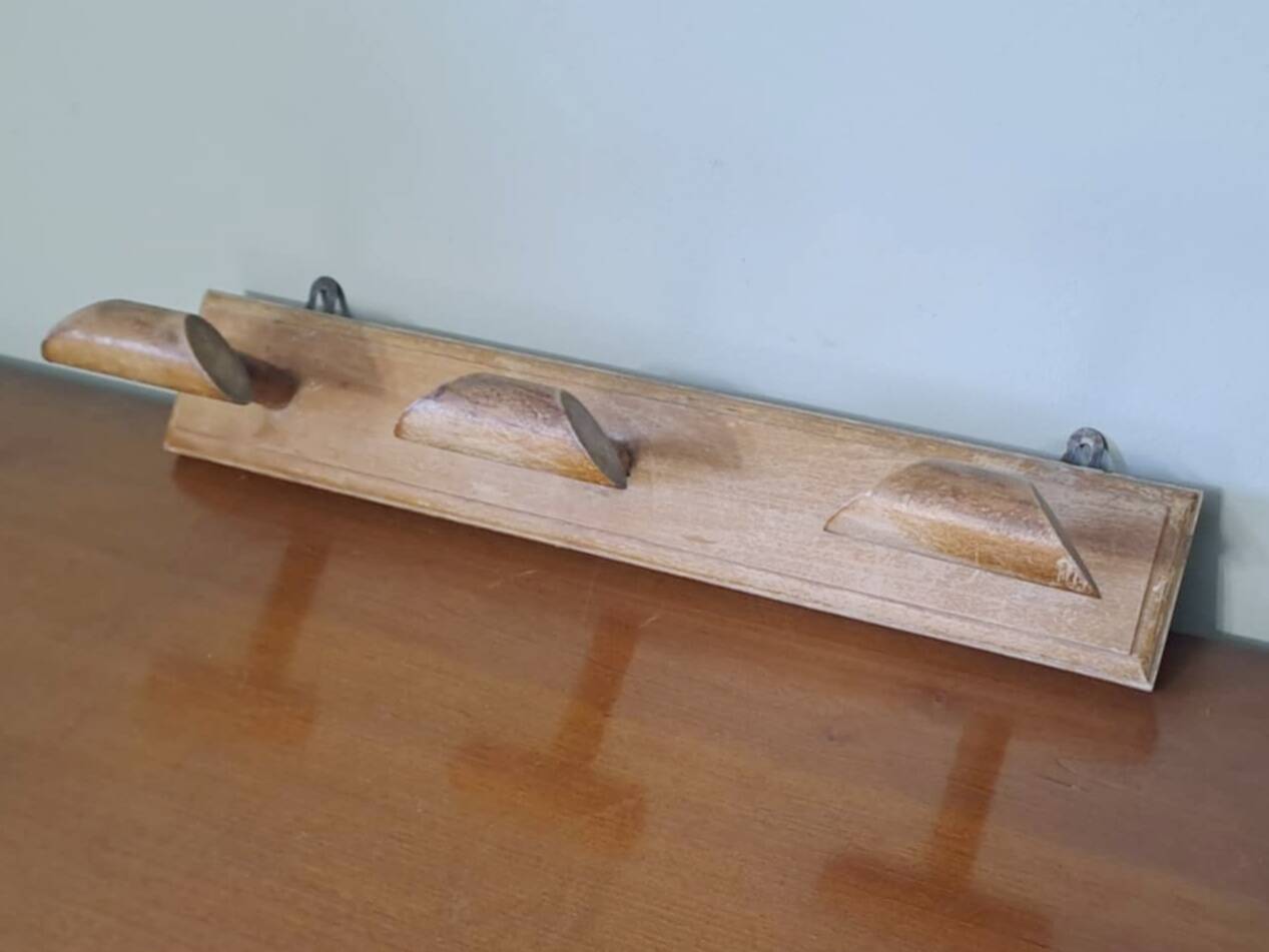 Old wall coat rack