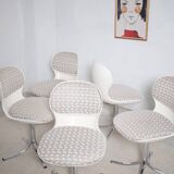 5 x chaises Giroflex 7105 Space Age