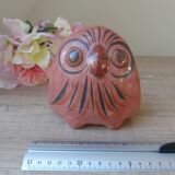 Vintage mexican owl decor bird dove ceramic hand painted tonala