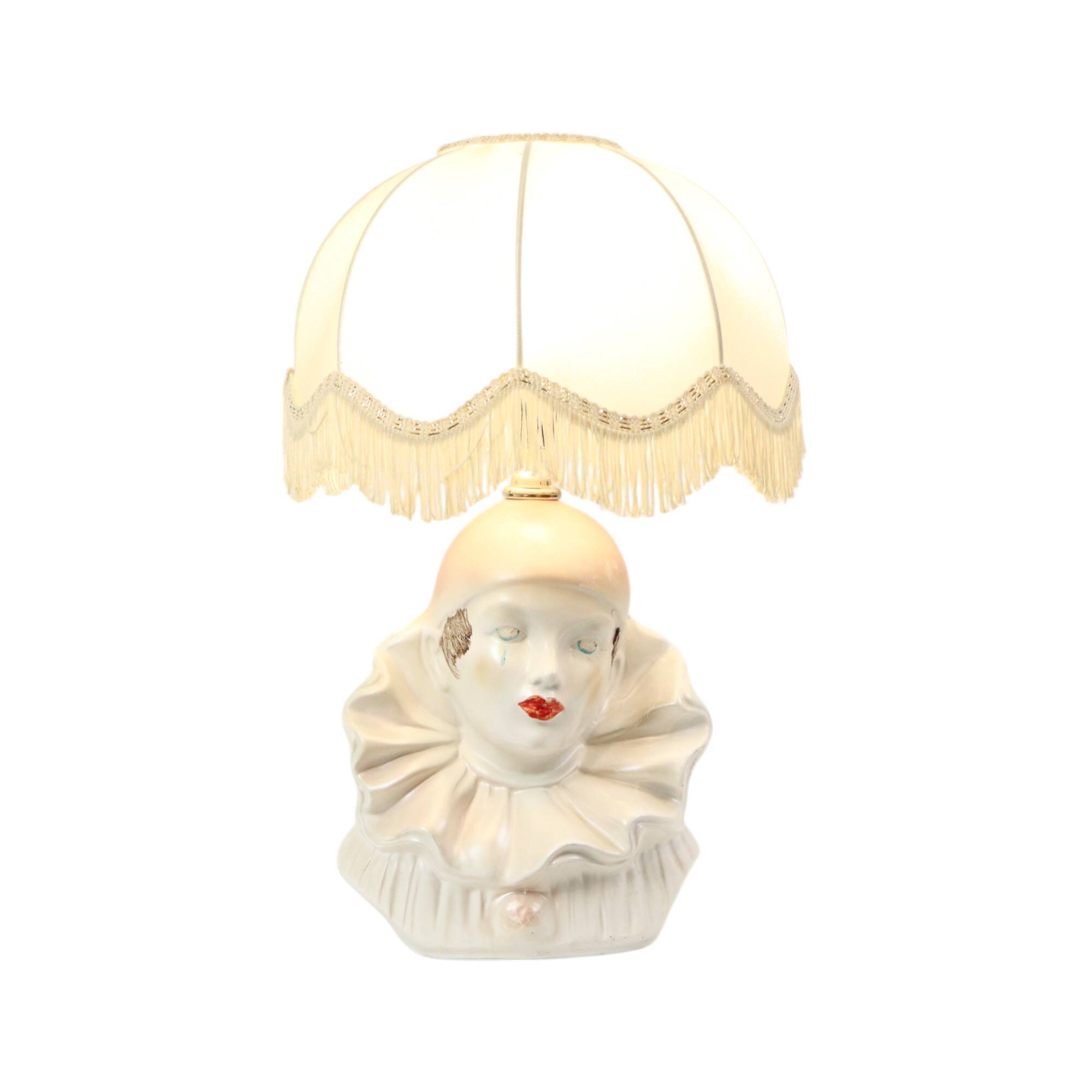 1970s Pierrot Lamp Table Lamp Lacquered Resin France