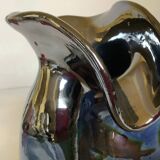 Iridescent modernist vase by Thomas Buxo