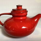 Jasba Germany red teapot