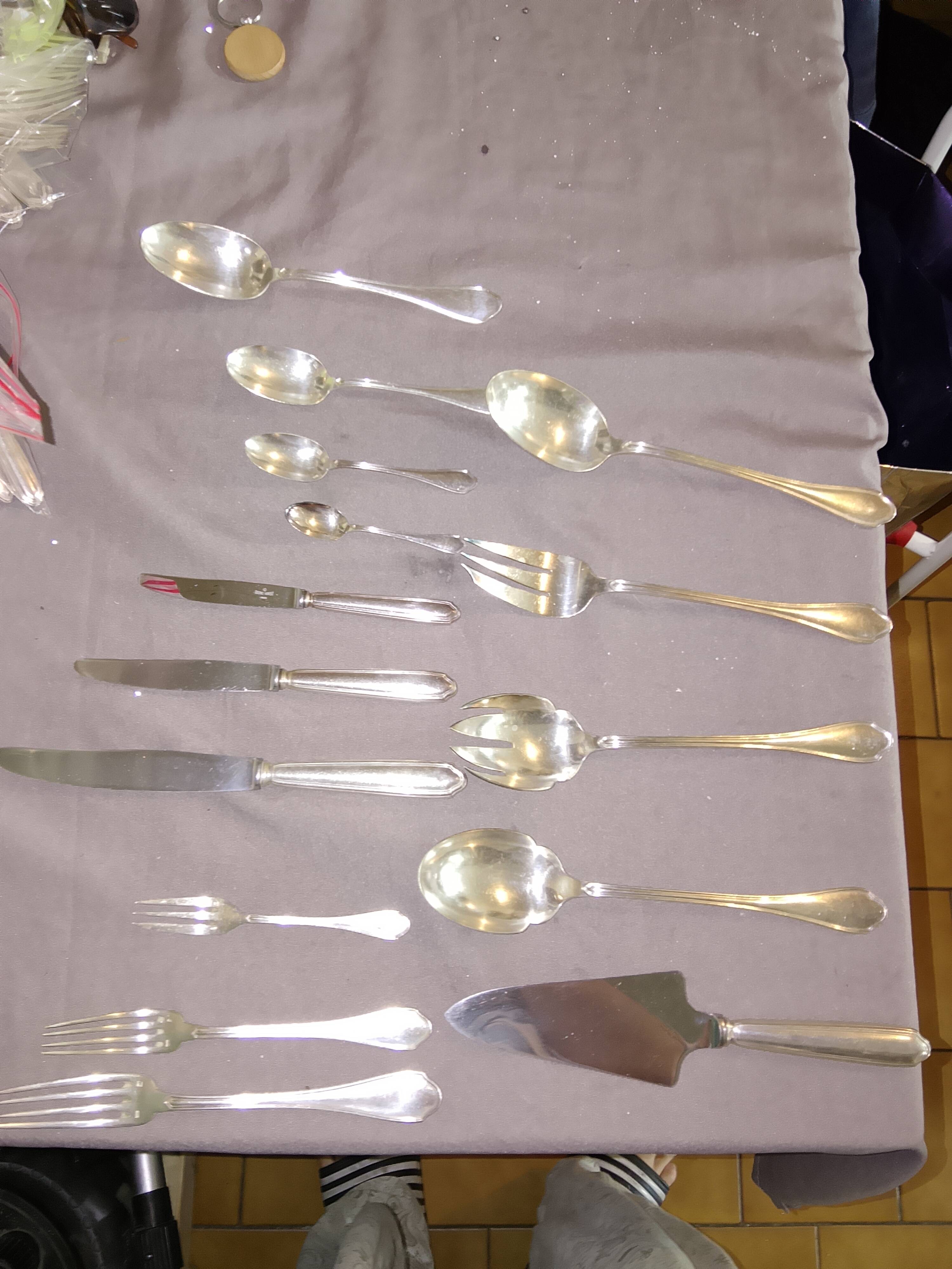 119-piece Art Deco cutlery set - Ravinet d'Enfert - CLUB model