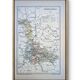 Printed in 1889, Meurthe-et-Moselle, old map.