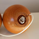 2 feet imt italy wood lamp (ball)