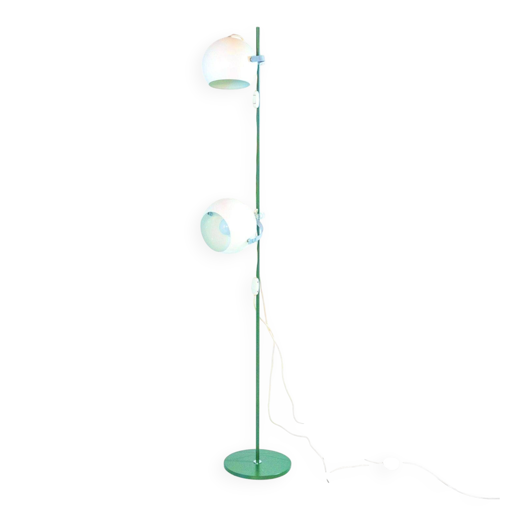 Space Age " Eye Ball " Vintage Floor Lamp in Style of Reggiani, Italy 1970s